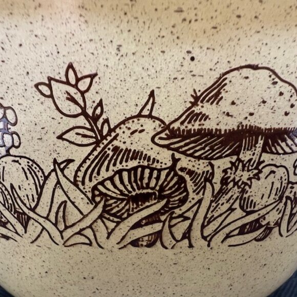 🍄 Vintage Pyrex 401 Mixing Bowl – Mushroom Speckled Tan Brown – 1.5 Pint - Picture 5 of 8